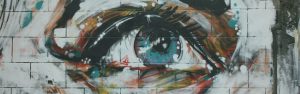 eye mural background